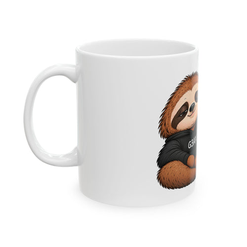 "I’ll Get to It Eventually" - Minimal Sloth Mug