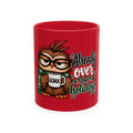 Over-It Owl Christmas Mug — “Already Over the Holidays”