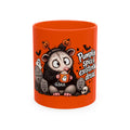Anxious Possum Halloween Mug — “Pumpkin Spice & Existential Dread”