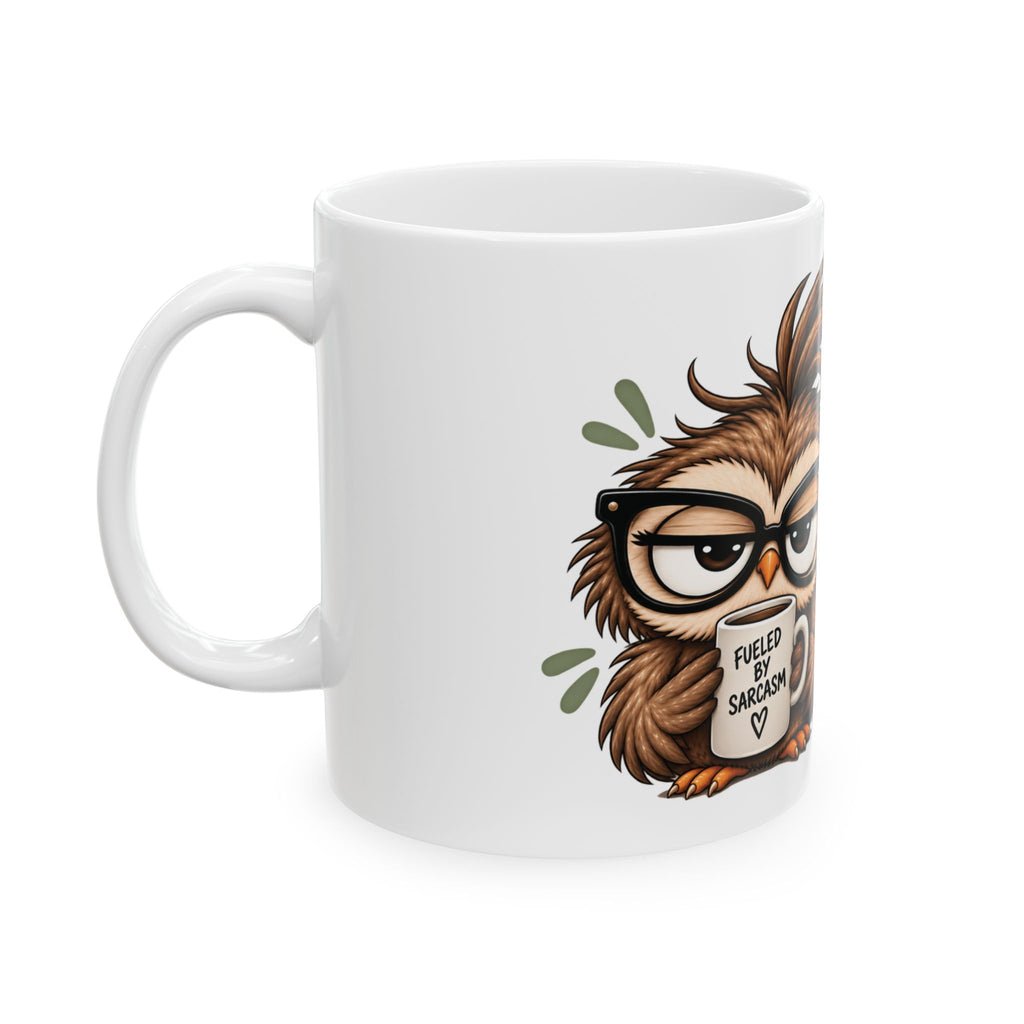 Over It Owl - "My Face Has Already Replied" Mug