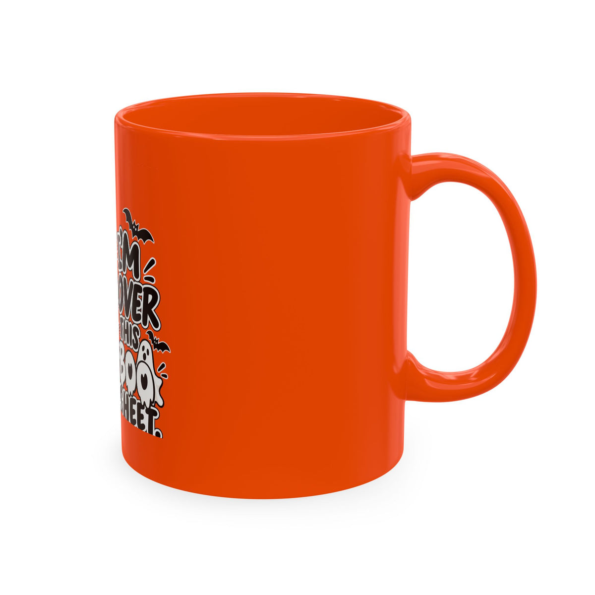 Over-It Owl Halloween Mug – “I’m Over This Boo Sheet”